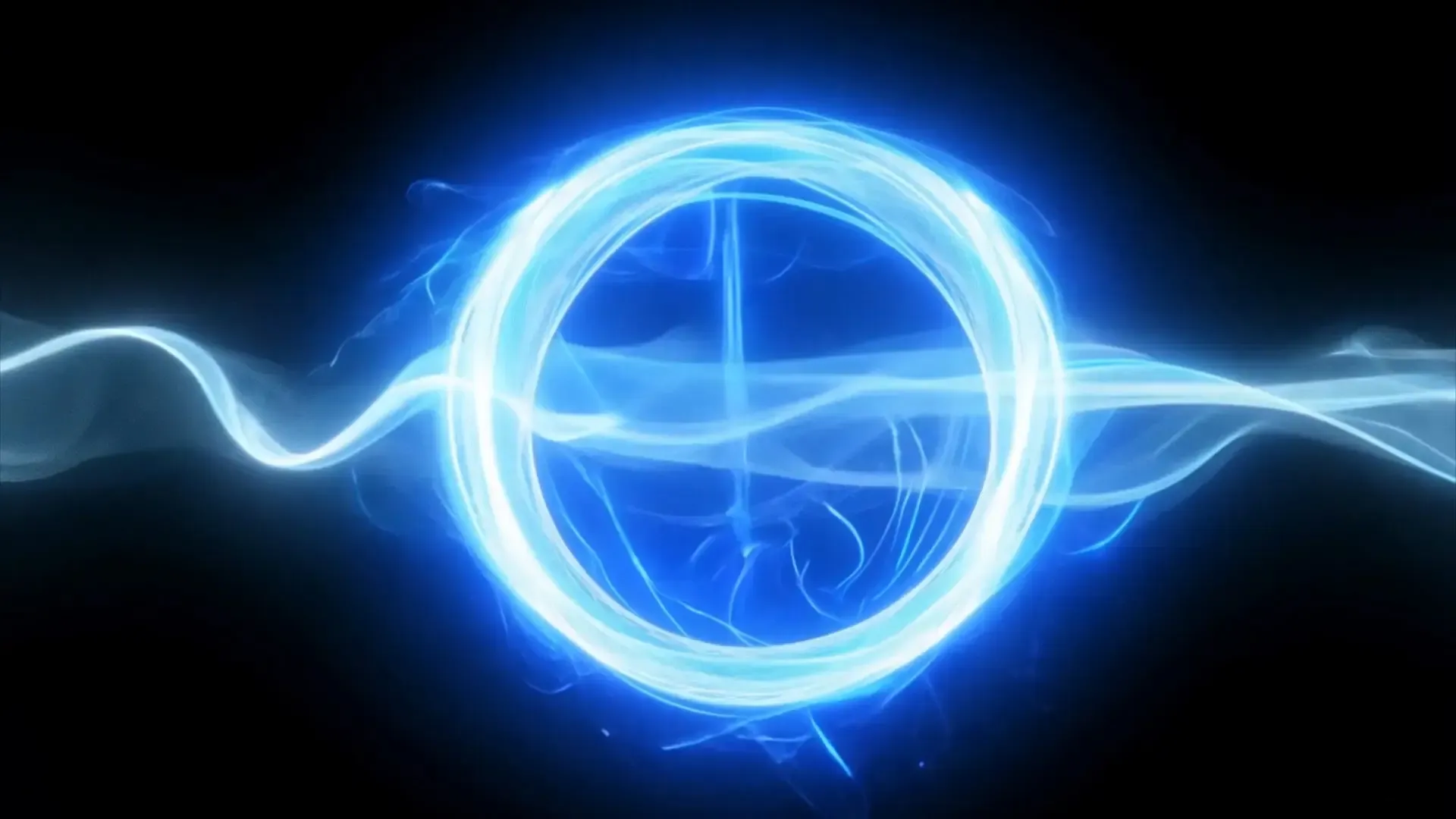 Electro Ring Animation Logo Background